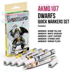 Dwarfs Quick Markers Set AK Interactive AKMQ107