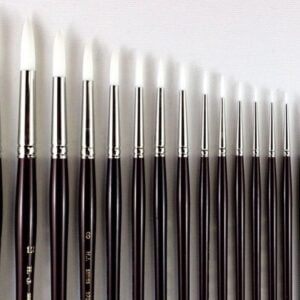 Heinz Jordan White Taklon Brushes Series 970