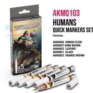Humans Quick Markers Set AK Interactive AKMQ103