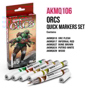 Orcs Quick Markers Set AK Interactive AKMQ106