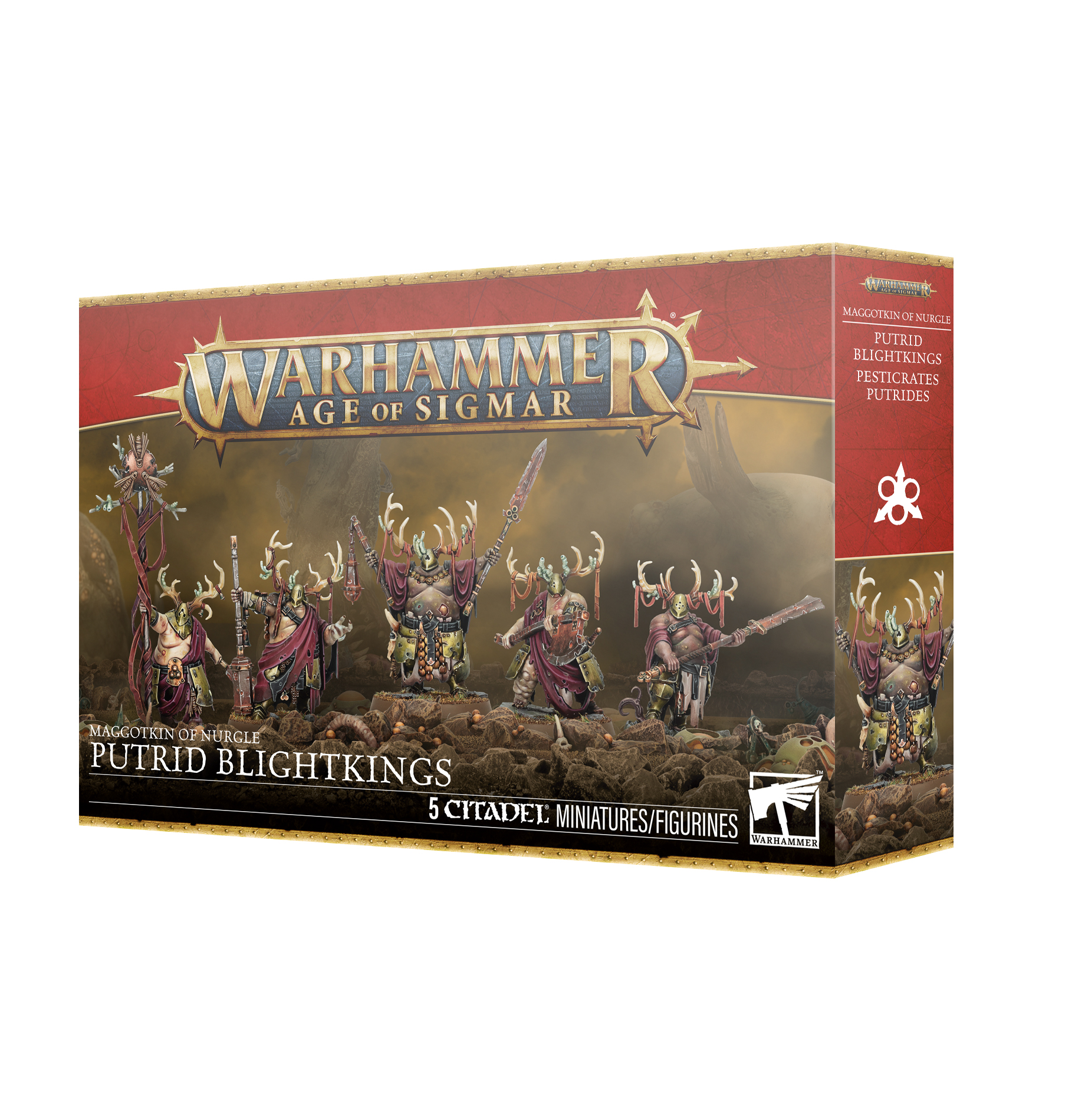 Putrid Blightkings Maggotkin of Nurgle Age of Sigmar Warhammer 83