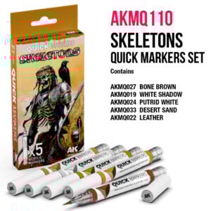 Skeletons Quick Markers Set AK Interactive AKMQ110