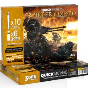 Starter Combo Quick Markers and 3rd Gen Set AK Interactive AKMQ111