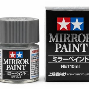 Tamiya Mirror Paint 69950 Bottle and Box Front View