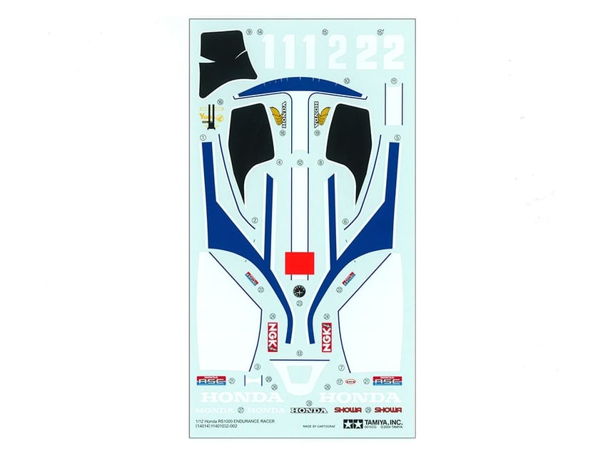 Tamiya Honda RS1000 Endurance Racer Motorcycle