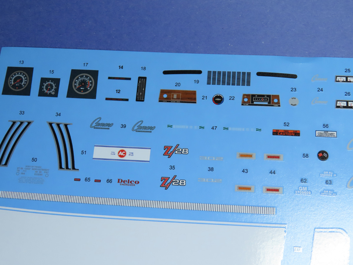 Instrument Decals