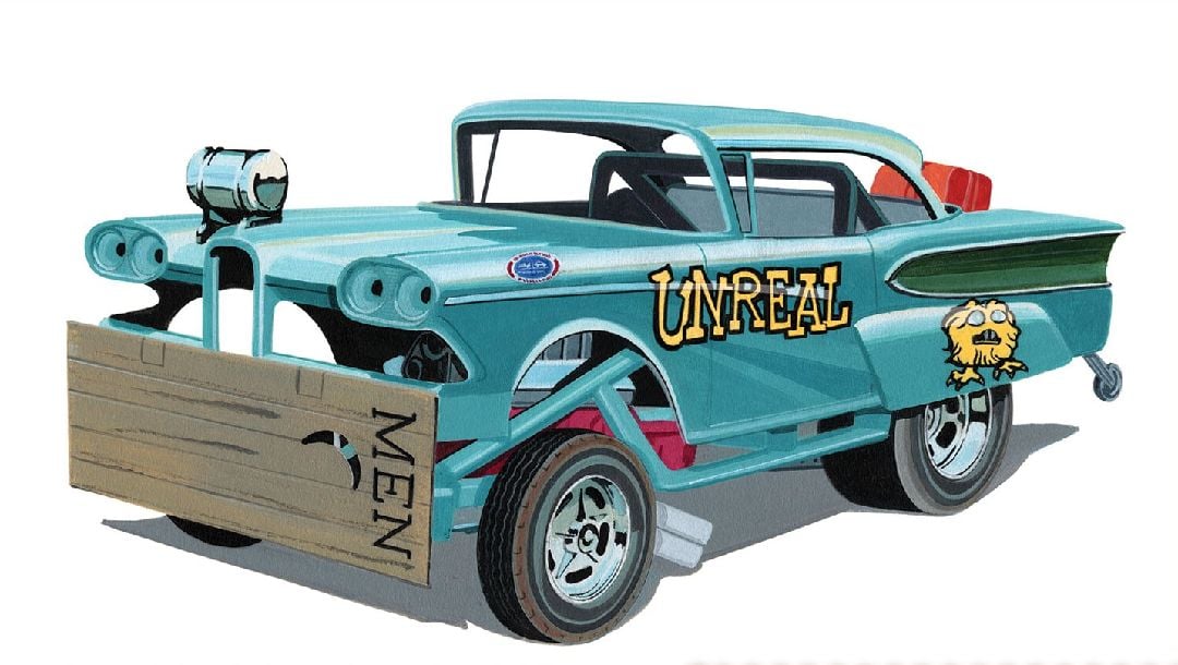 AMT 1958 Edsel AWB Funny Car Unreal 1/25 Scale 1321