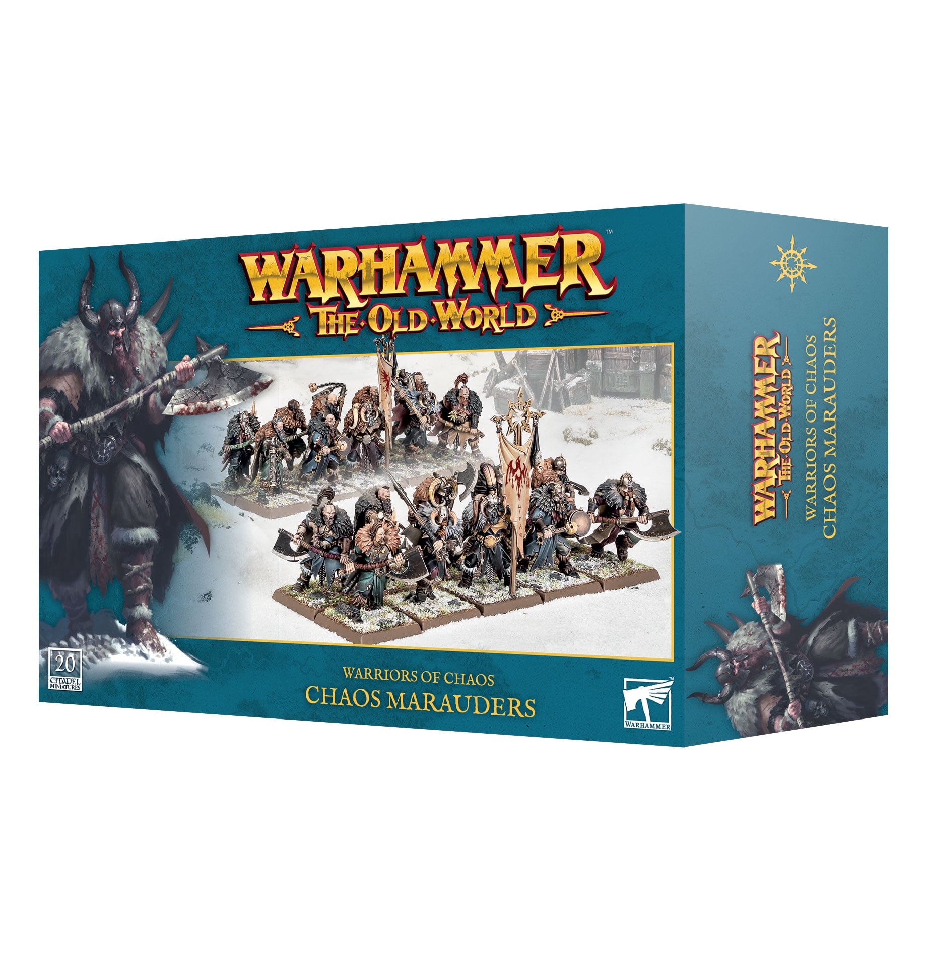 Chaos Marauders Warriors of Chaos The Old World Warhammer 08-08 Box