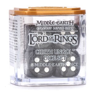 Cirith Ungol Dice Set of 8 Middle-earth Strategy Battle Game 30-68 Box