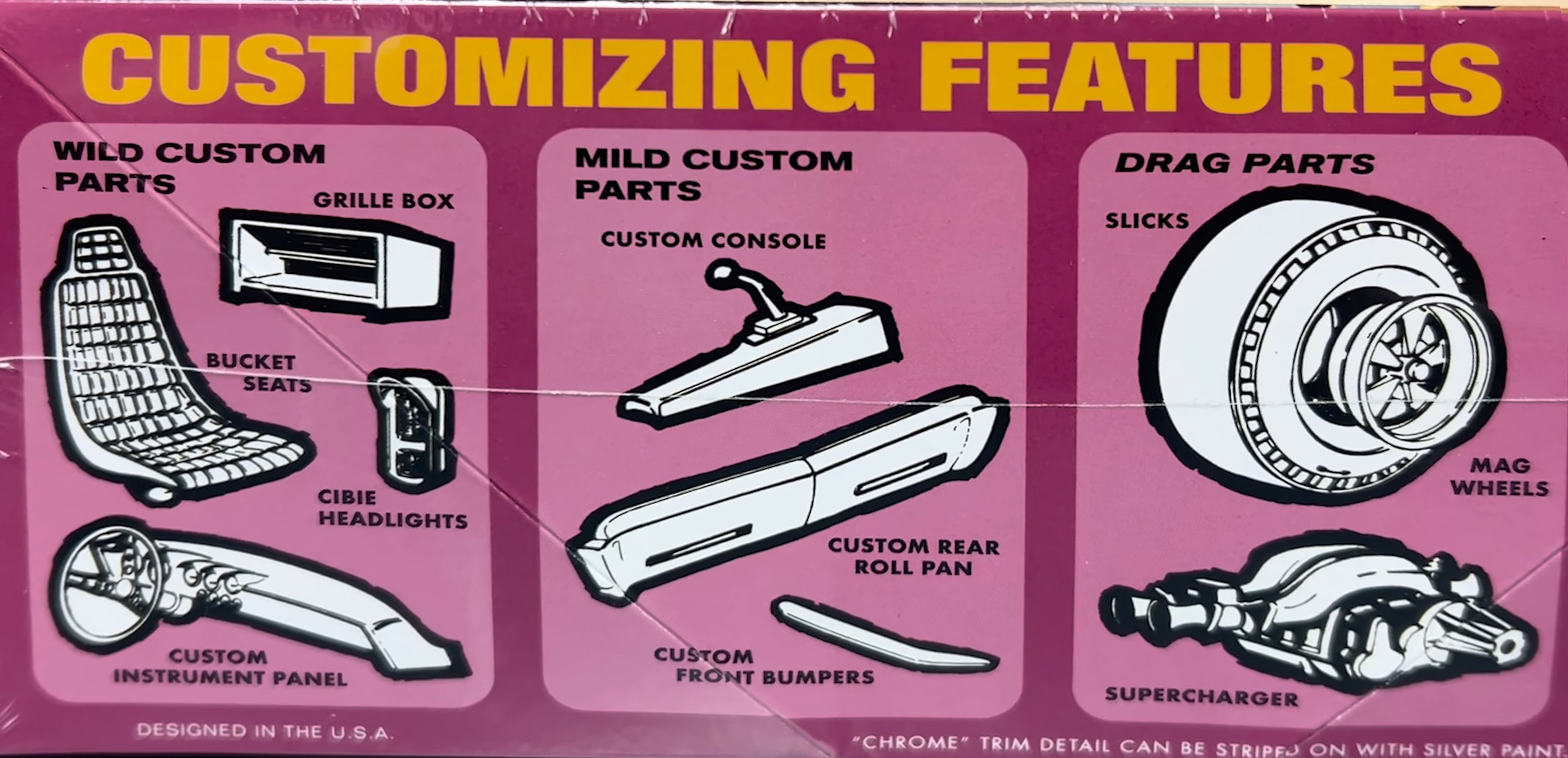 Custom Parts AMT 1965 Pontiac Grand Prix Show and Go 1/25 Scale 1578