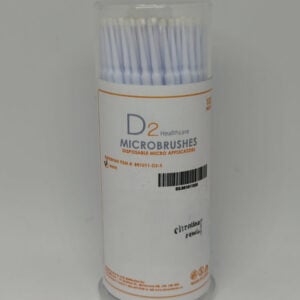 D2 Superfine Microbrushes Pack of 100 White BR1011-D2-S