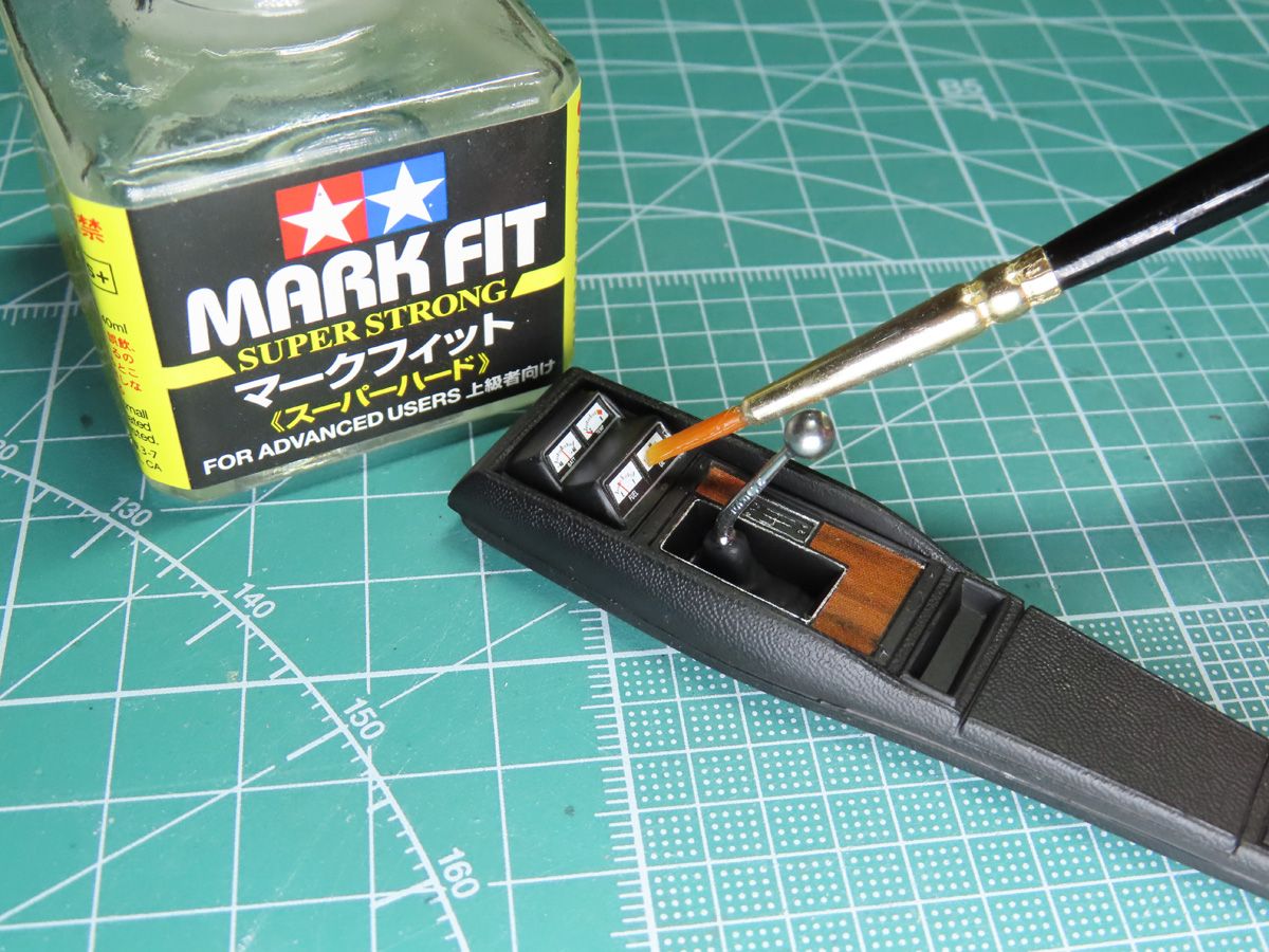 Decals on Centre Console