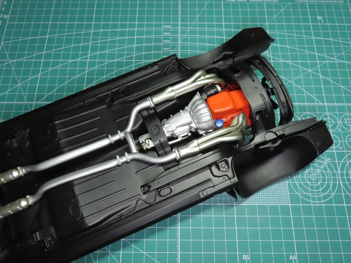 Exhaust Glued in Place