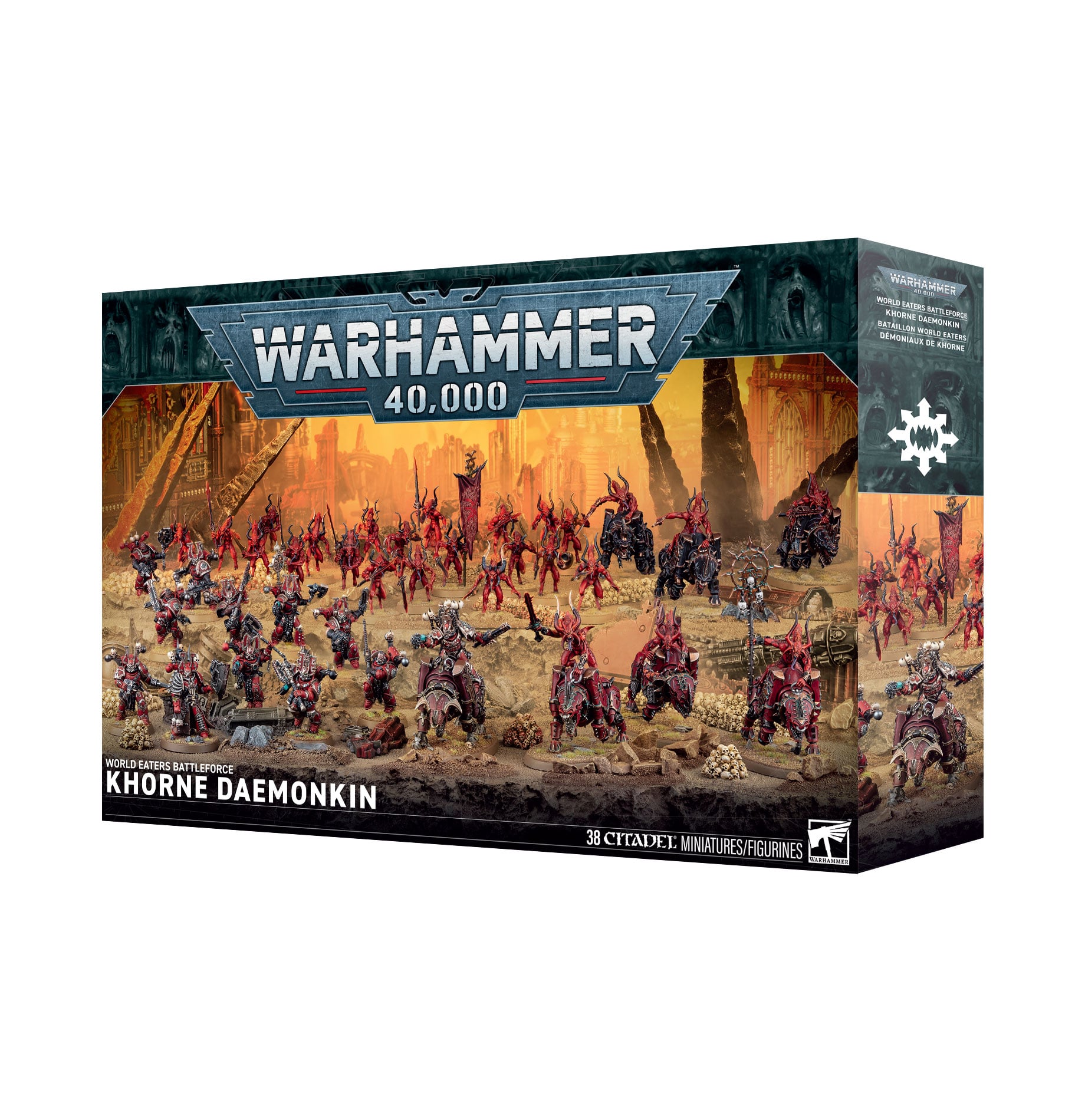 Khorne Daemonkin Battleforce World Eaters Warhammer 40000 Placeholder 67-07 Box