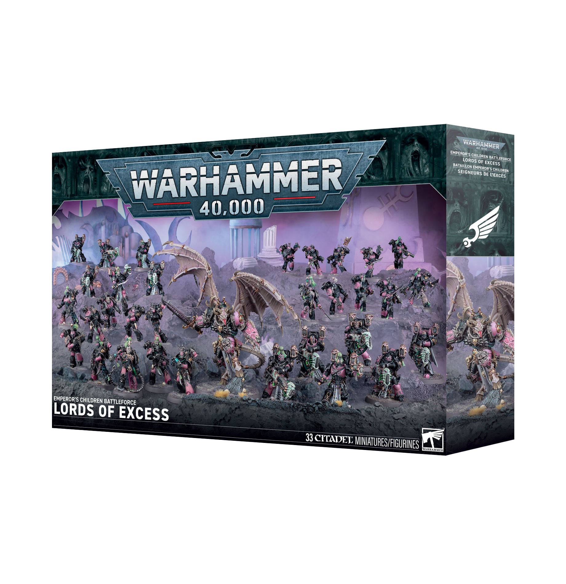 Lords of Excess Battleforce Emperors Children Warhammer 40000 Placeholder 37-12 Box