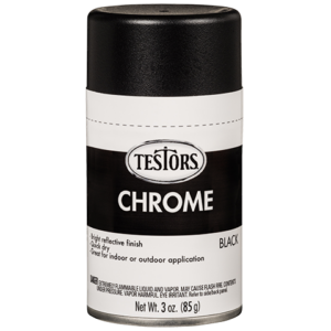 Testors Chrome Black Spray 352658