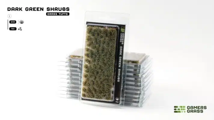 Gamers Grass Dark Green Shrubs GGFS-DAG