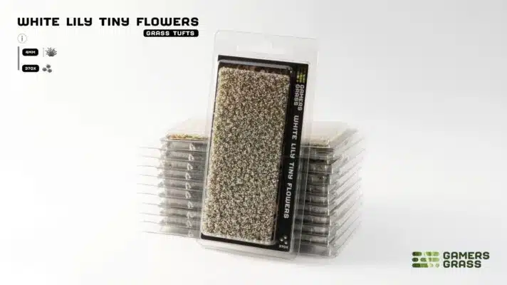 Gamers Grass White Lily Tiny Flowers GGFS-WL