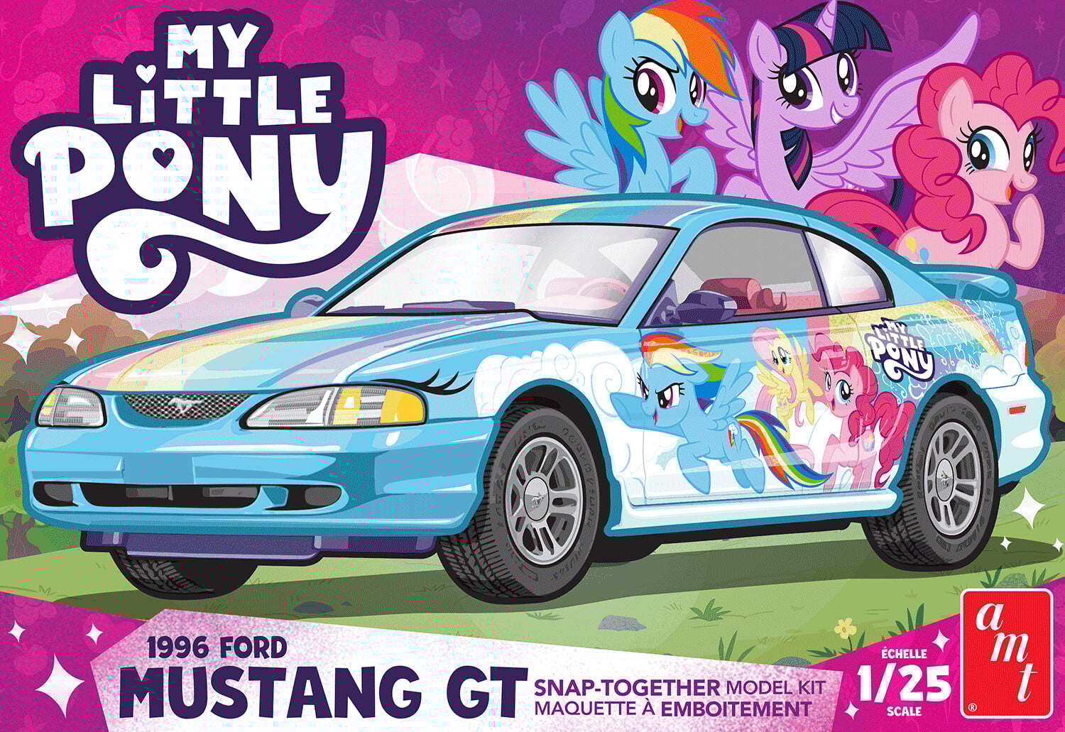 AMT 1996 Ford Mustang My Little Pony 1/25 Scale 1577