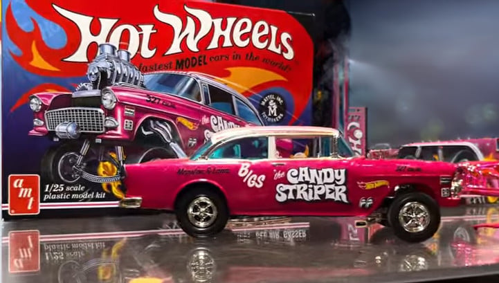 AMT Hot Wheels Candy Striper 1/25 Scale 1528 Completed Model