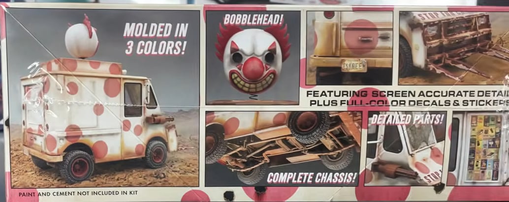 AMT Twisted Metal Sweet Tooth Ice Cream Van 1/25 Scale 1567 Details