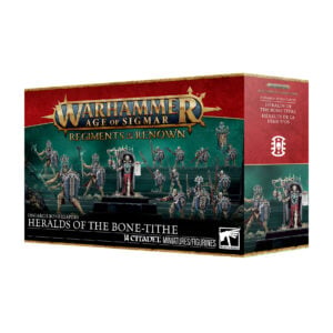 Regiment of Renown Heralds of the Bone-tithe Age of Sigmar Warhammer 94-43 Box