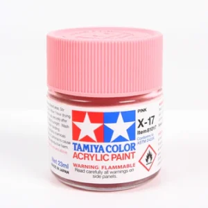 Tamiya Acrylic Paints X17 X-17 81017 Pink Large 23ml