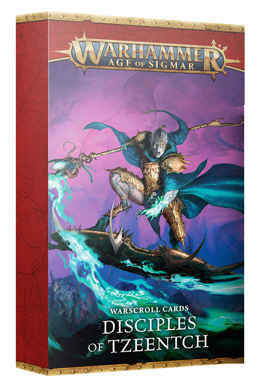 Warscroll Cards Disciples of Tzeentch Age of Sigmar Warhammer 83-46
