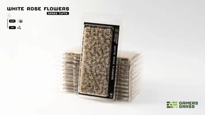 Gamers Grass White Rose Flowers GGFS-WR