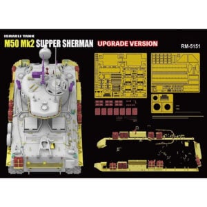 RyeField Model M50 Mk2 Super Sherman Tank Upgrade Version 1/35 Scale 5151