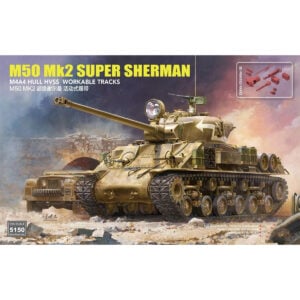 RyeField Model M50 Mk2 Super Sherman Tank 1/35 Scale 5150