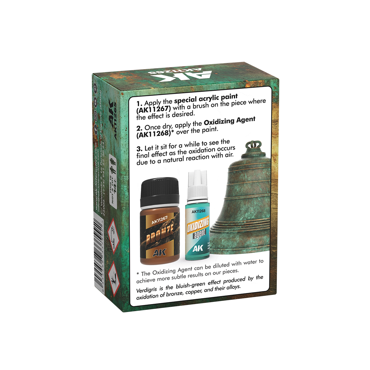 AK Interactive Verdigris Effect Weathering Set AK11265