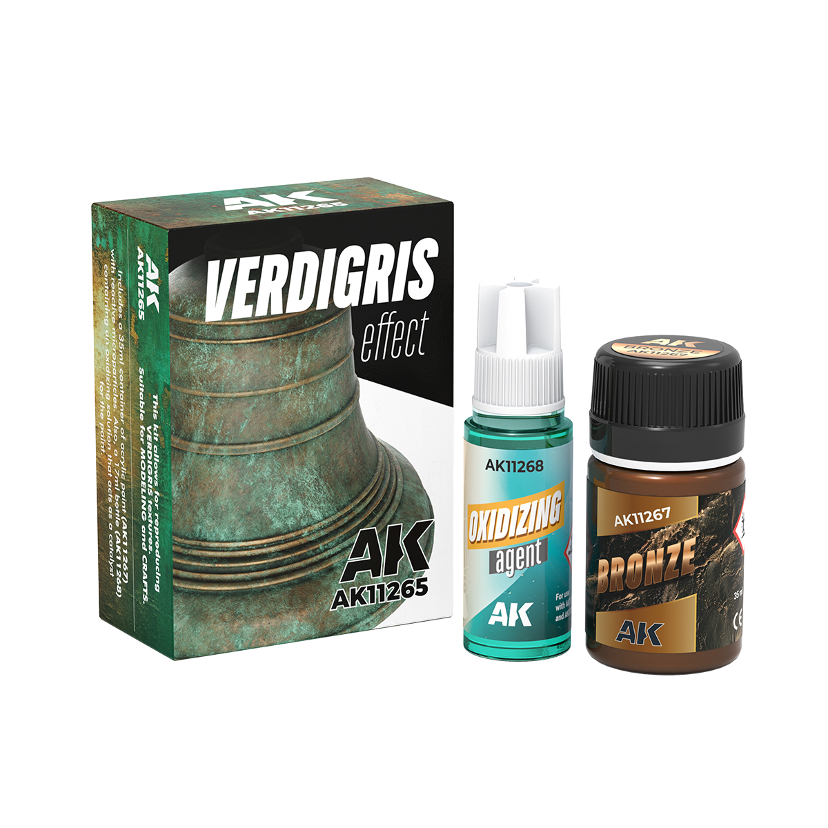 AK Interactive Verdigris Effect Weathering Set AK11265