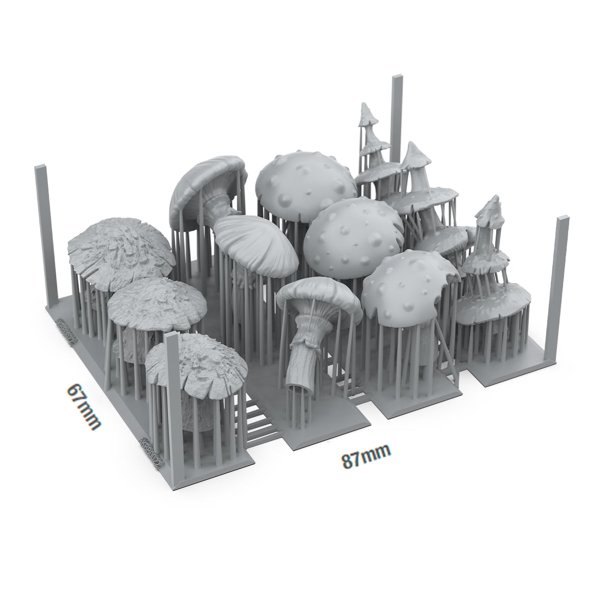 AK Interactive Basing Bits Gigant Musrooms AKBIT0022