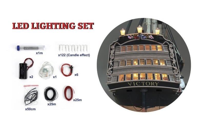 Artesanía Latina LED Lighting Set for Model Ship HMS Victory Anatomy 22900-LED