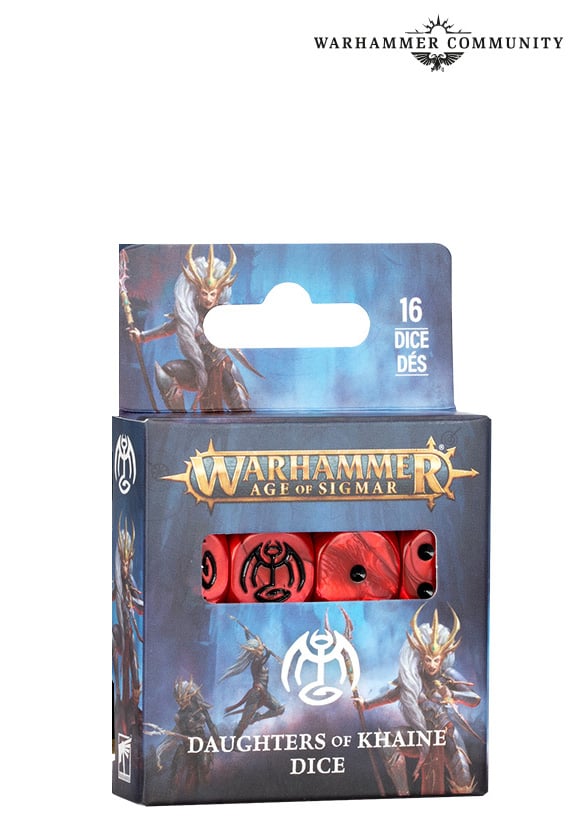 Daughters of Khaine Set of Dice Age of Sigmar Warhammer