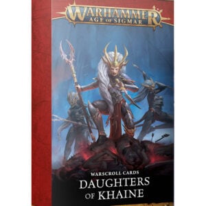 Daughters of Khaine Warscroll Cards Age of Sigmar Warhammer