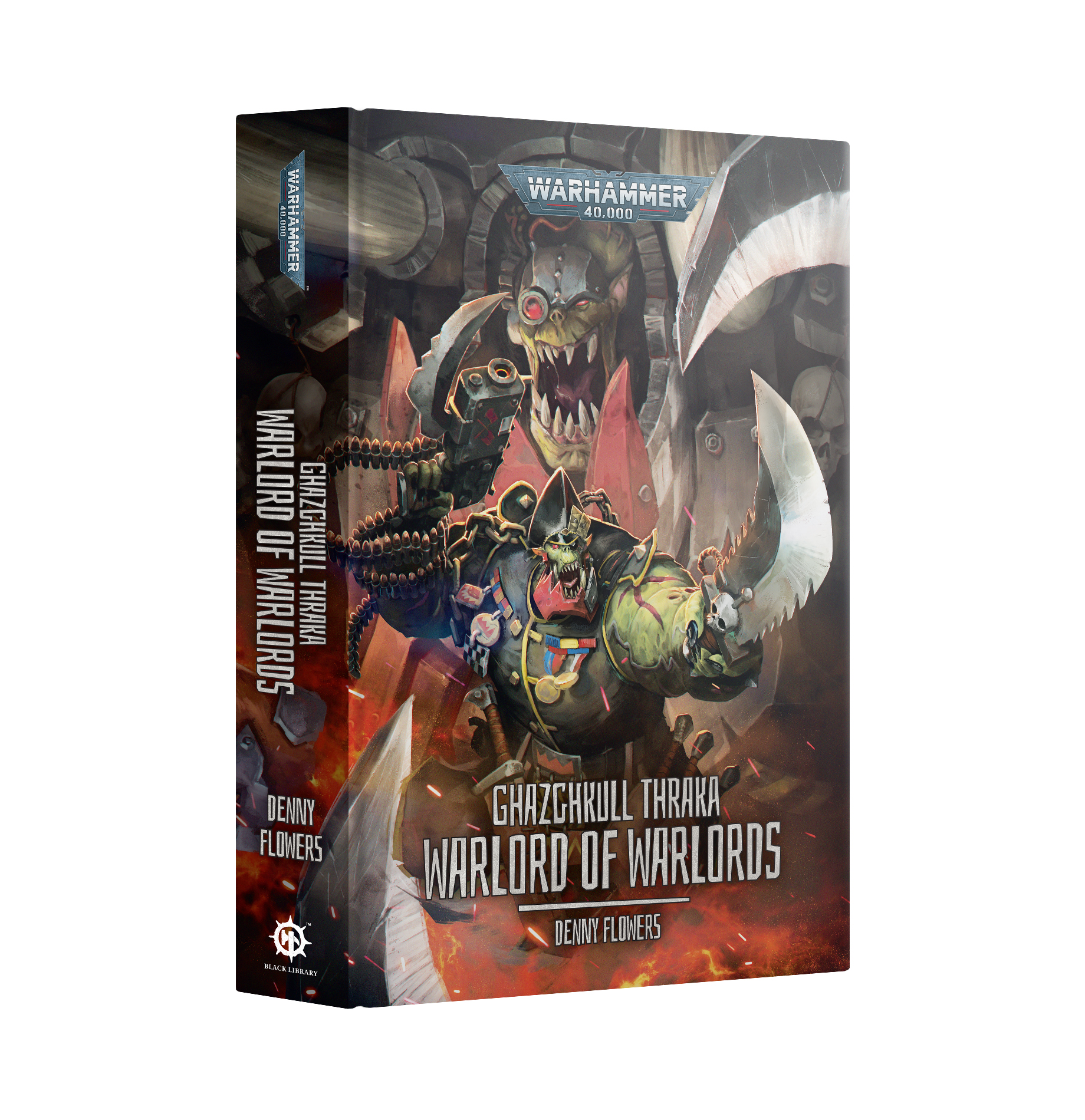 Ghazghkull Thraka Warlord of Warlords Warhammer 40000 Black Library Hardback BL3303 Cover