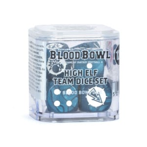 High Elf Team Dice Set Blood Bowl Warhammer 202-66 Box