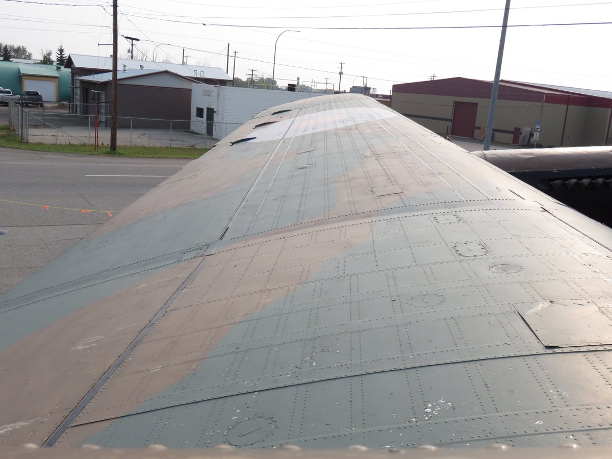 Looking out from the Emergency Hatch