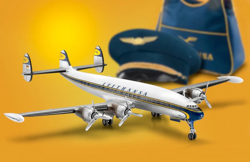 Revell Germany Lockheed L-1049G Super Constellation Lufthansa 1/144 Scale 03745