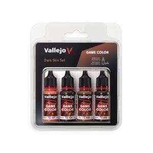 Vallejo Game Dark Skin Set of 5 72387