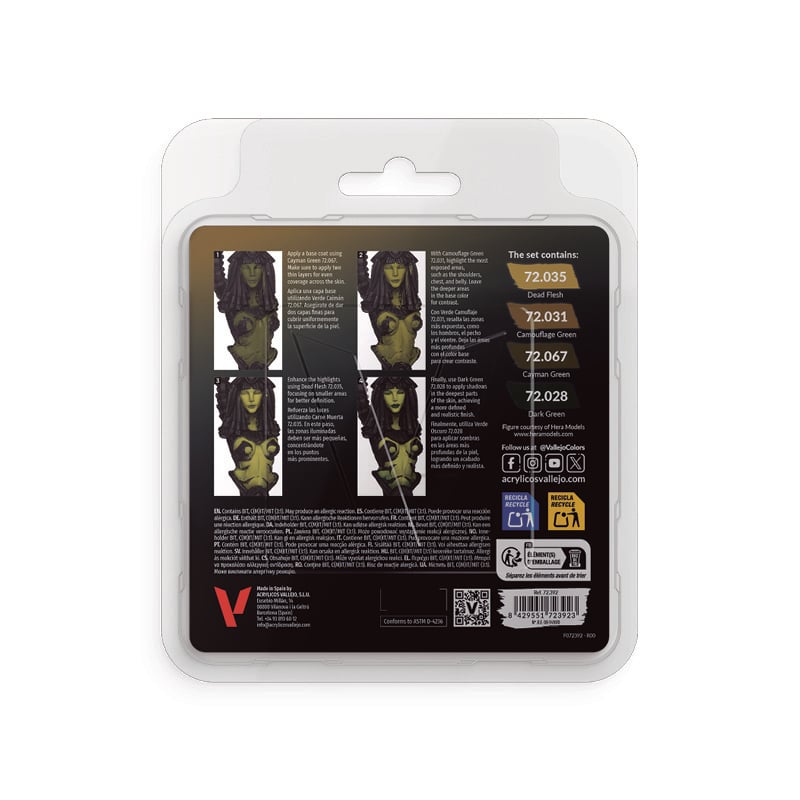 Vallejo Game Dead Flesh Set of 4 72392