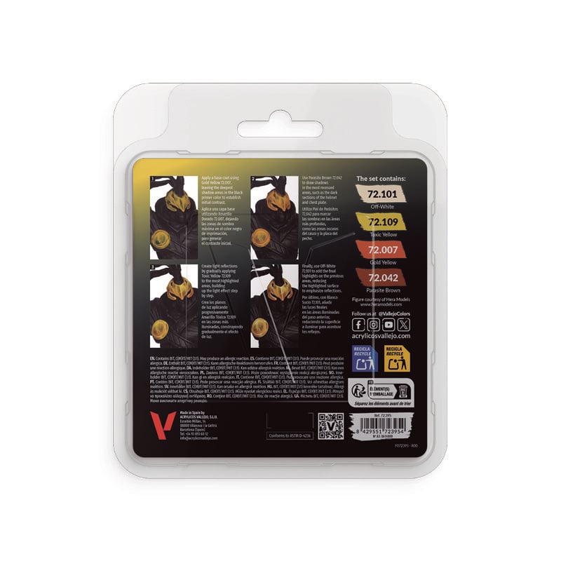 Vallejo Game Gold NMM Set of 4 72395