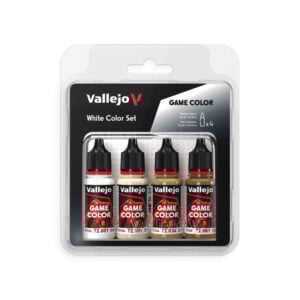 Vallejo Game White Color Set of 4 72386