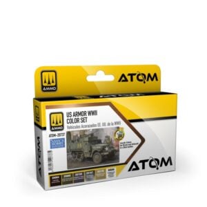 Ammo by Mig ATOM US Armor WWII Color Set Paint Set ATOM-20737