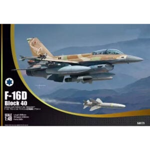 Kinetic Models F-16D IAF Brakeet Block 40 1/48 Scale K48173