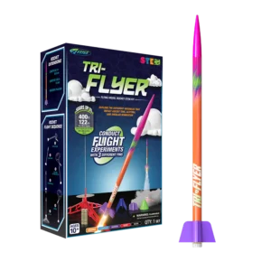 Estes Tri-Flyer STEM Flying Model Rocket Launch Set 0647