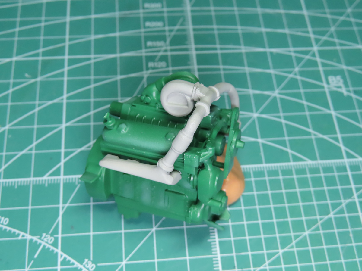 Exhausts on Engine