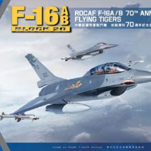 Kinetic ROCAF F16A/B Block 20 70th Anniversary Flying Tigers 1/48 Scale K48055